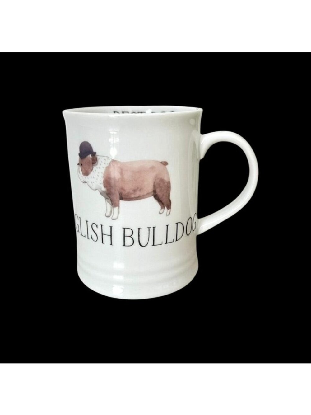 Julianna Swaney Coffee Mug Cup English Bulldog "Best Dog" Fringe Studio